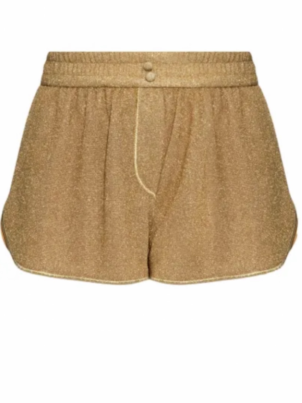 Oseree Gold Shimmer Lounge Shorts